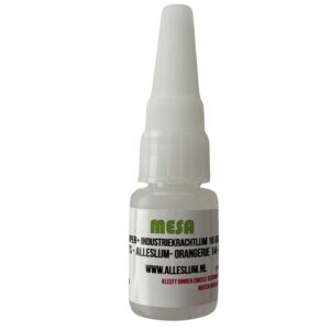 De sterkste watervaste industrielijm van mesa 10 gram inhoud