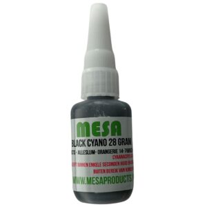 rubberlijm, de black cyano van 28 gram