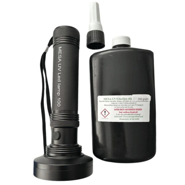 vullende glaslijm 250 gram met 100led UV lamp